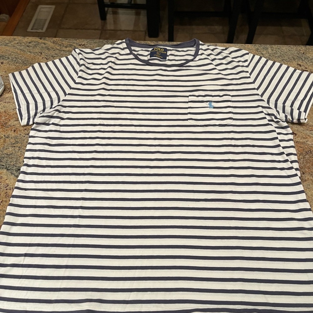 Ralph Lauren Polo men’s striped crew neck t-shirt size L